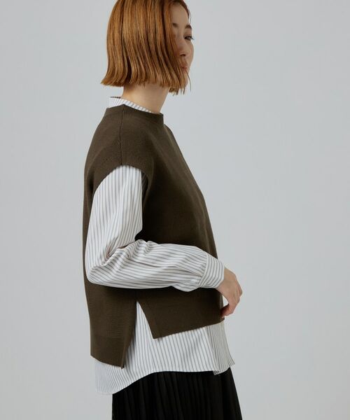 grove / グローブ その他トップス | ニットベスト×シャツSET | 詳細23