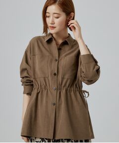 grove / グローブ シャツ・ブラウス | スエードライクドロストシャツ