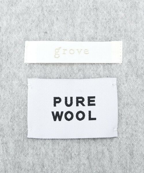 grove / グローブ マフラー・ショール・スヌード・ストール | ラメ入りウール混マフラー【手洗い可】 | 詳細3