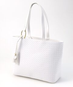 【良品】✨HANAE MORI ショルダートートバック　アイボリー HANAE MORI / ハナエモリ （レディース） バッグ | ファッション