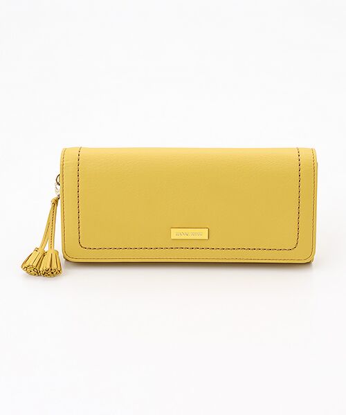 HANAE MORI/ハナエモリ ジェミニ 長財布 イエロー フリー HANAE MORI/ハナエモリ ジェミニ 長財布 イエロー フリー