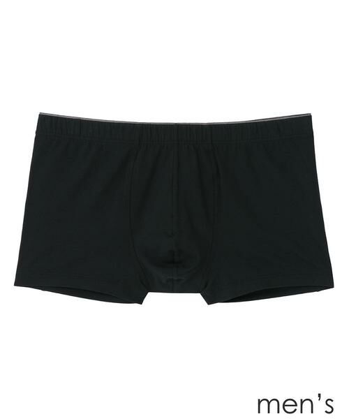 HANRO - Cotton Sporty - Knit Boxer With Button Fly - black