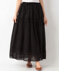 Harriss / ハリス ロング・マキシ丈スカート | コットンレース刺繍マキシ丈スカート