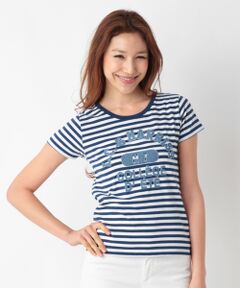 コットン天竺カレッジロゴＴシャツ