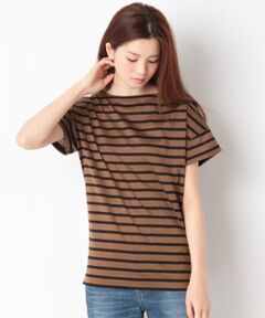 Harriss / ハリス カットソー | コットンシルケット天竺ボーダーカットソー