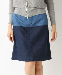 Harriss / ハリス デニムスカート | 60オンスカツラギデニム切替スカート