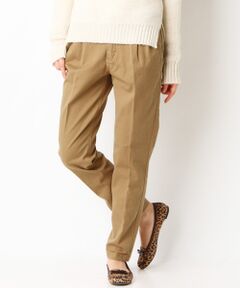 Harriss / ハリス チノ・ワークパンツ | ダブルフェイスチノストレッチタックテーパードパンツ