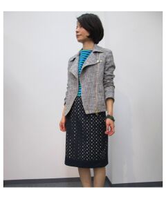 Harriss / ハリス その他アウター | ストレッチツィードライダースジャケット