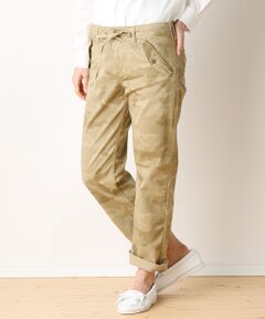 Harriss / ハリス チノ・ワークパンツ | チノストレッチカモフラージュプリントアンクル丈パンツ