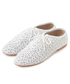 Harriss / ハリス フラットシューズ | Sarah Pinkman　パンチングレースアップシューズ