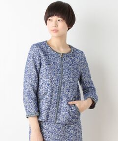 Harriss / ハリス ノーカラージャケット | スカルプチャージャガードノーカラージャケット