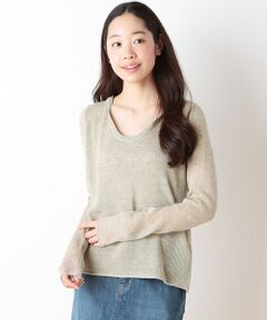 Harriss / ハリス ニット・セーター | ヘンプ混フーデッドセーター