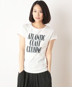 ソフトコットン天竺ロゴプリントTシャツ