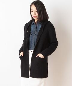 Harriss / ハリス その他アウター | 畦編みニットフードコート