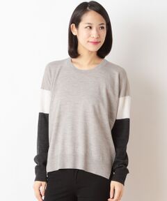Harriss / ハリス ニット・セーター | カラーブロッククルーネックセーター