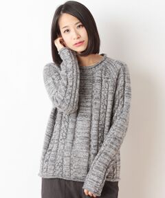 Harriss / ハリス ニット・セーター | ケーブルニットクルーネックセーター