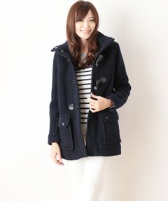 Harriss / ハリス ダッフルコート | スライバーニットショートダッフルコート