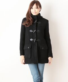 Harriss / ハリス ダッフルコート | スライバーニットショートダッフルコート