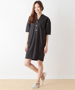 Harriss / ハリス ミニ丈・ひざ丈ワンピース | コットンタイプライタードルマンワンピース