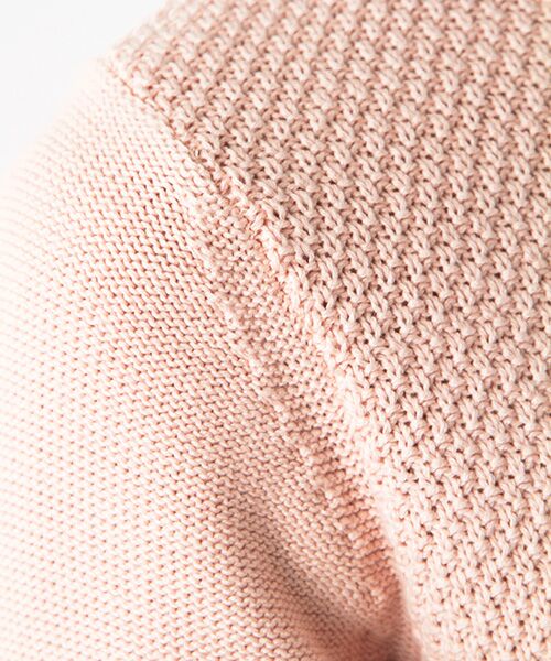 Harriss / ハリス ニット・セーター | コットンミドルゲージ変形鹿の子編みセーター | 詳細5