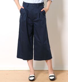 Harriss / ハリス ショート・ハーフ・半端丈パンツ | コットンツイルタックワイドパンツ