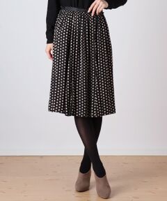 Harriss / ハリス ロング・マキシ丈スカート | ウォータードロッププリントサテンスカート