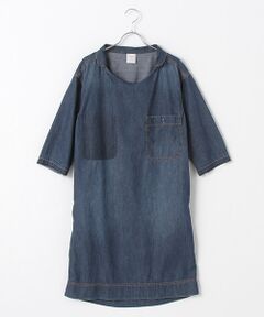 Harriss / ハリス ミニ丈・ひざ丈ワンピース | 6オンスデニムサックワンピース