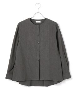 Harriss / ハリス シャツ・ブラウス | コットンタイプライターノーカラーブサムシャツ