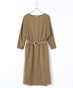 Harriss / ハリス ロング・マキシ丈ワンピース | デュールサテンピーチラップ風ワンピース