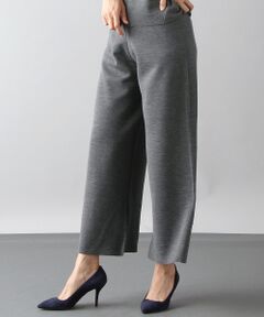 Harriss / ハリス その他パンツ | ミラノリブニットワイドストレートパンツ