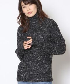 Harriss / ハリス ニット・セーター | イタリア糸ミックスカラータートルネックセーター