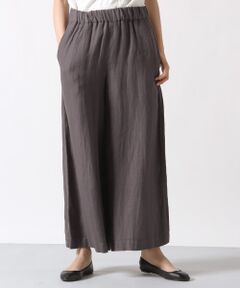 Harriss / ハリス その他パンツ | リネンツイルギャザーワイドパンツ
