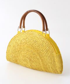 Harriss / ハリス かごバック | ハーフムーンストローミニバッグ