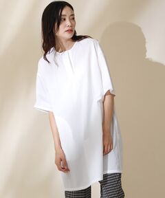 Harriss / ハリス チュニック | コットンタイプライターチュニックブラウス