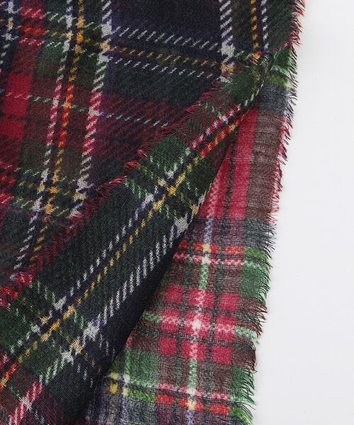 Porter Classic  チェックパッチワーク　ストール Porter Classic / ポータークラシック|P.C H/W FLANNEL PATCH
