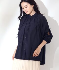 Harriss / ハリス シャツ・ブラウス | キュプラコットンブロードリボンスリーブブラウス