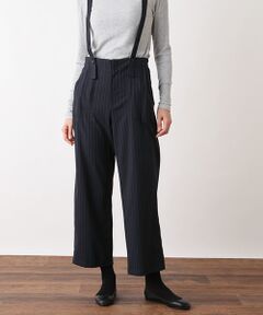 Harriss / ハリス スラックス・ドレスパンツ | TRツイルストライプサスペンダー付パンツ