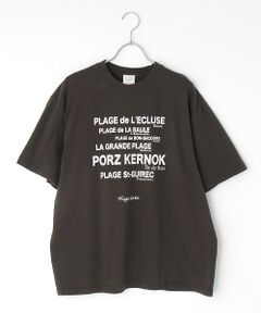 コットン天竺Plage DoréesプリントTシャツ