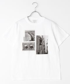 コラージュプリントTシャツ