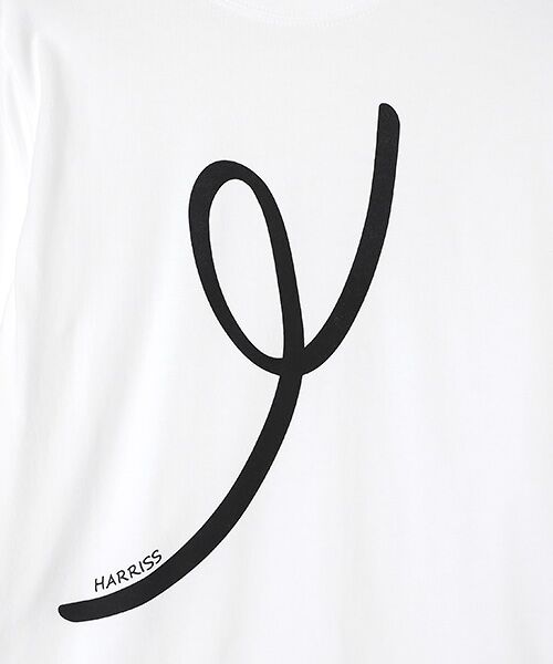 Harriss / ハリス Tシャツ | 5.6オンスコットンくるりプリント長袖Tシャツ | 詳細5