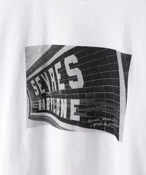 Harriss / ハリス Tシャツ | コットン天竺フォトプリントワイドTシャツ | 詳細1
