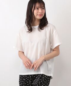 異素材切替Tシャツ