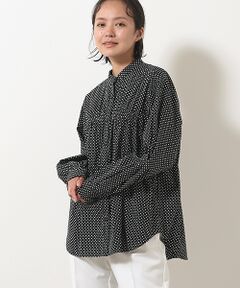 コットンブロードシャーリングシャツ