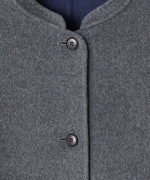 Harriss / ハリス その他アウター | カシミヤリバーシブルシングルロングコート | 詳細18