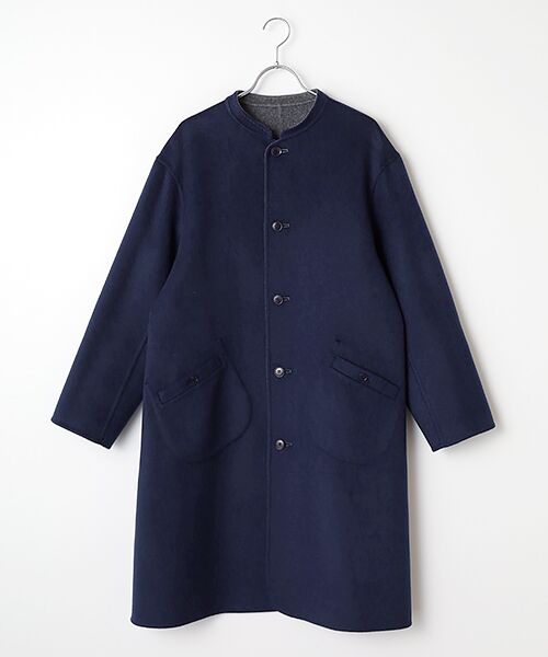 Harriss / ハリス その他アウター | カシミヤリバーシブルシングルロングコート | 詳細19