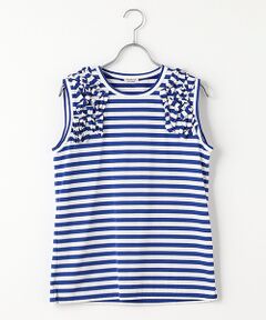 Harriss / ハリス クロップドボーダーティーシャツ クロップドボーダーティーシャツ （カットソー）｜Harriss