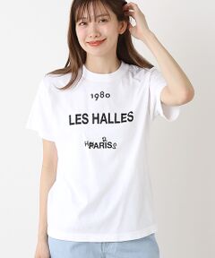 コットン天竺LES HALLESプリントTシャツ