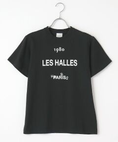 コットン天竺LES HALLESプリントTシャツ