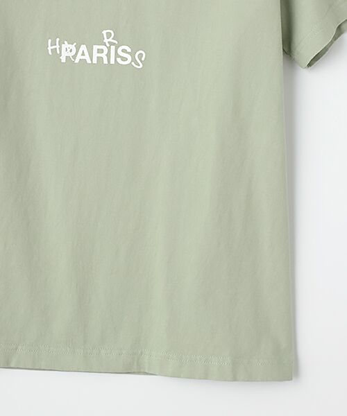 Harriss / ハリス Tシャツ | コットン天竺LES HALLESプリントTシャツ | 詳細4