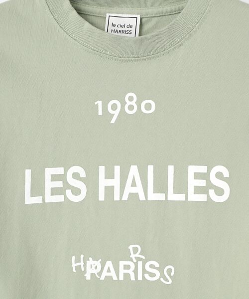 Harriss / ハリス Tシャツ | コットン天竺LES HALLESプリントTシャツ | 詳細10